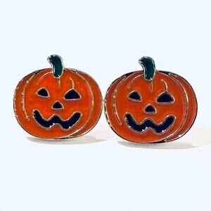 Pumpkin Studs Earrings Halloween